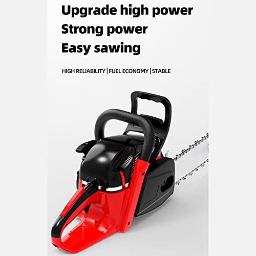 ZHANGTAOLF Kettensäge 58CC 2-Takt-Kettensäge mit Gasantrieb, 20-Zoll-Kettensäge, handgeführte Benzin-Kettensäge für… – Bild 3