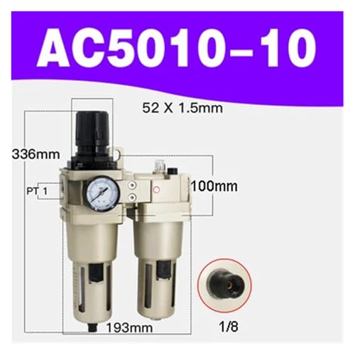 Filtre à air comprimé FRL AC5010-10 régulateur de pression