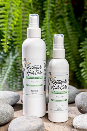 Spray Hidratante para Rastas y Cuerpo Rosa y Menta 4oz miniatura 4