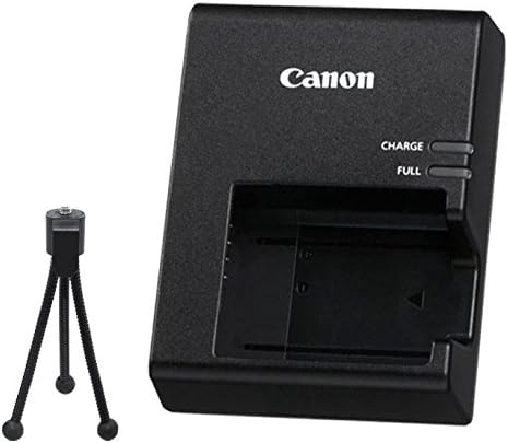 LC-E10 Battery Charger for Canon LP-E10 Battery Pack & for Canon EOS Rebel T3 Digital SLR Camera + Flex Tripod.