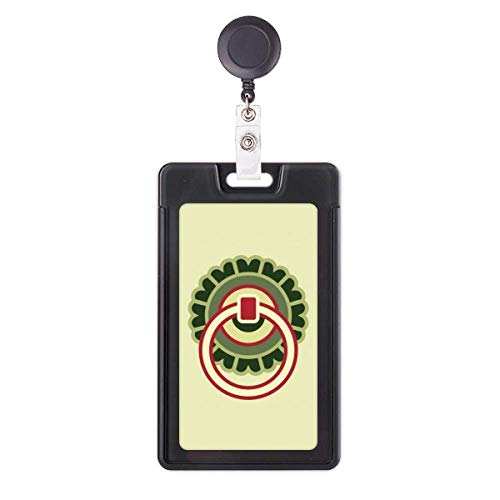 Porte-badge rétractable cuivre avec enrouleur robuste pour cartes d'accès