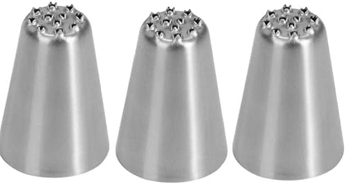 Kit de ferramentas de pontas de decoração de bolo de aço inoxidável para confeiteiro de grama e cupc