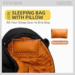 Large Down Sleeping Bag with Pillow for Adults and Teenager - Image 4