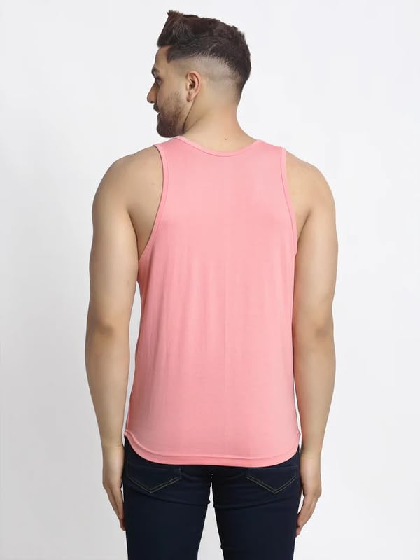 Image of Regular Fit 100% Cotton Vest for Men Multipurpose Sleeveless Undershirts Tank Top Use for Gym wear, Running Tanks Sando and Outdoor Baniyan for Men