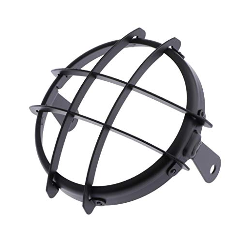 Gazechimp Retro Rejilla Metal Faro Delantero para Moto Protector de Faros de...