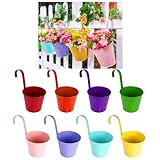 Hanging Flower Pots, Metal...