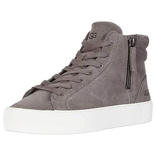 UGG Women's OLLI Sneaker, mole Suede, 8 M US