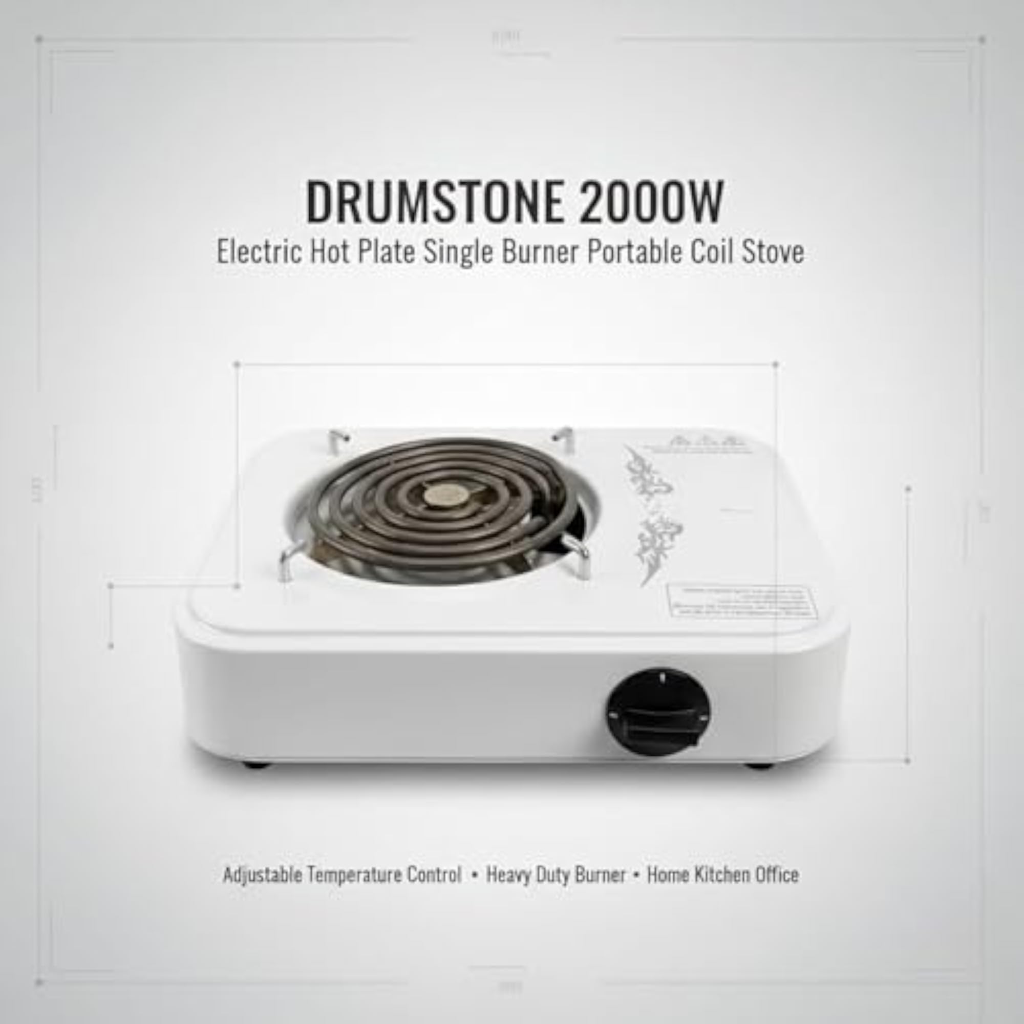 2000W Heavy Duty Electric Hot Plate Single Burner
