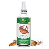 Natural Garden Solutions Organic Slug Snail Repellent Spray Alternative to Chemical Slug Pellets Snail Killer Stop Slugs & Snails Outdoors Indoors Pet Friendly Bird Safe Clove Thyme Peppermint 250ML