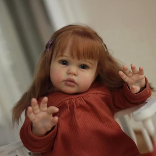 Muñeca Reborn Bebé Realista 24 Pulgadas Cuerpo Suave miniatura 4