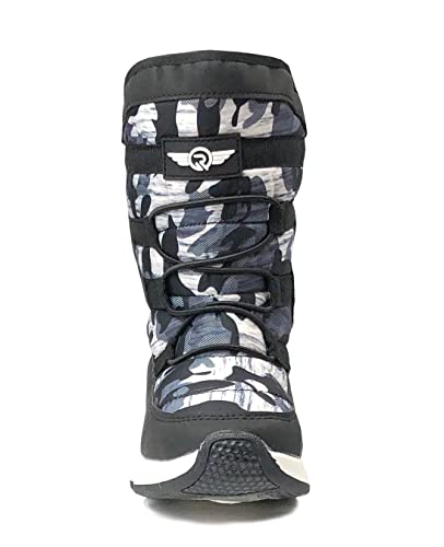 Redvolution Girls Boys Unisex Snow Boots Slip-Resistant Waterpoof Winter Fashion Shoe (Toddler/Little Kid/Big Kid) #TOP2