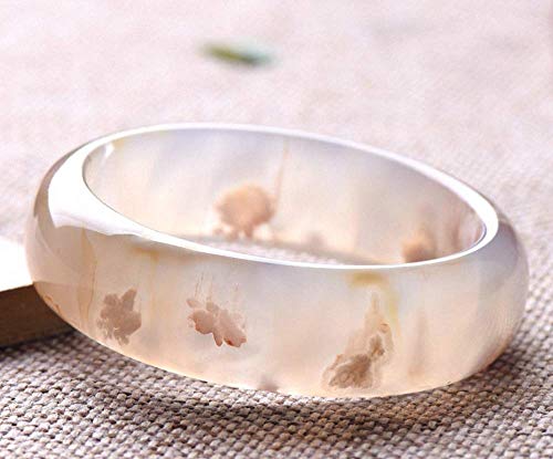 Image of Natural Agate Bracelet Bangle With Gift Box Free