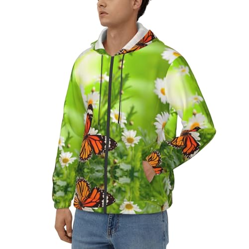 Sweat à capuche homme confortable style décontracté papillon