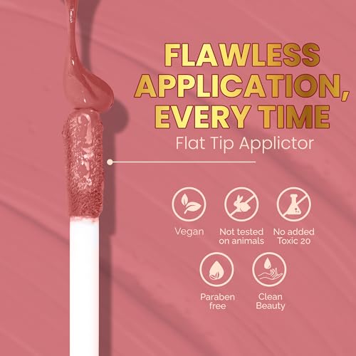 Image of Parul Garg Beauty Silk Matte Liquid Lipstick | Long-Lasting & Smudge-Proof | Soft Matte Finish | Vegan & Clean Beauty | Hydrates with Shea Butter & Vitamin E (Zinnia)