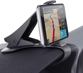 Universal Car Dashboard Mount Holder Stand Clamp Cradle Clip for Cell Phone GPS Navigation Clip on Dash Phone Holder Durable Mount