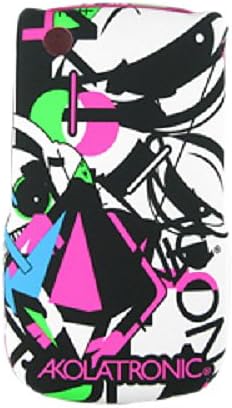 Akolatronic ECMBB8520AKOLA1 Case for Blackberry 8520 8530 - 1 Pack - Retail Packaging - White/Black