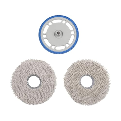 Almohadillas for Fregona Al Vacío,Compatibles Con Deebot,Kit De Almohadillas De Soporte for Fregona T30C T50 N30 Pro,Compatible Con ECOVACS,Repuestos De Aspiradora Robot Accesorios(Blue)