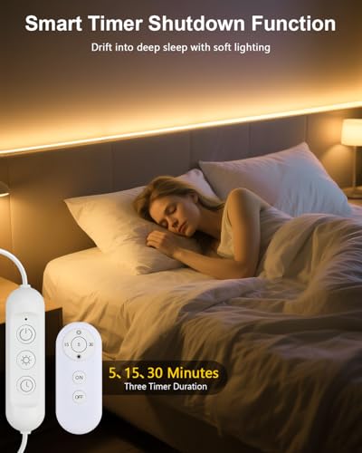 Tira LED COB ALITOVE 16.4FT 20V USB-C Luz Cálida 3000K Regulable miniatura 5