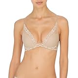 Natori Feathers Contour Plunge BH, Cafe, 80F