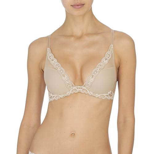 Natori Women Feathers Lace Plunge T-Shirt Bra
