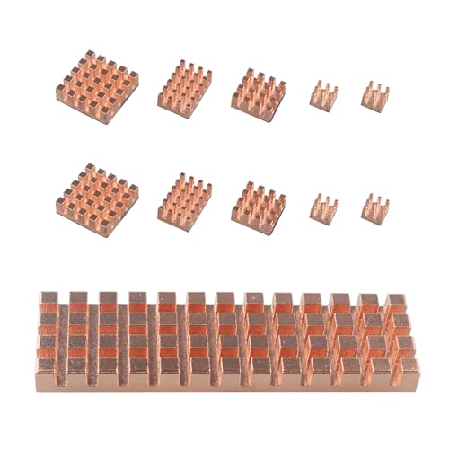 Disipador Raspberry Pi 5 de cobre puro ZDE para proteger tus proyectos y servidores domésticos