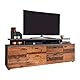 trendteam smart living - Mood - TV-Schrank - Matera/Alteiche - TV-Lowboard mit 4 Fächern und 2 Schubladen - (BxHxT) 180 x 66 x 47 cm - Kabeldurchführung - Kratzfest
