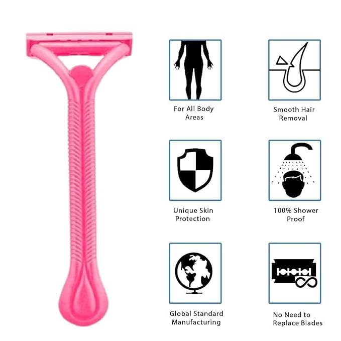 Dixoty Max Soft Care Disposable Razor – 12 PCS Set for Men & Women