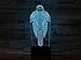 Produktbild Motorradfahrer 3D-Lampe Lovelyfor Bedside Cooles Halloween-Geschenk für Infant NightlightUsb Led Nachtlichtlampe
