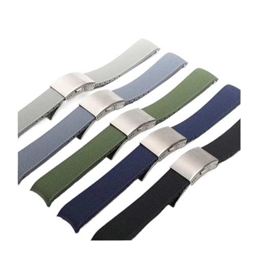 Broche de montre en silicone premium de 21 mm pour boîtier haut de gamme