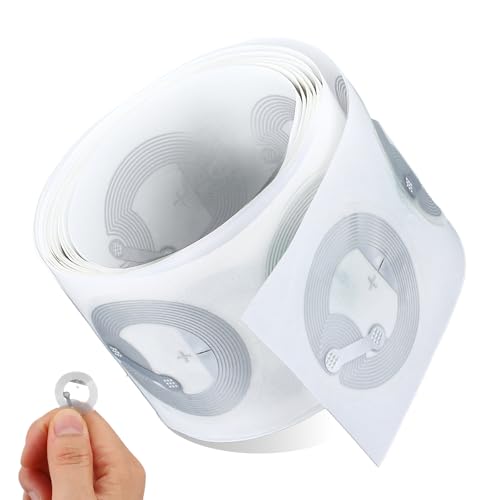 70 Stück NFC Tag Aufkleber NFC Ntag215 Aufkleber Wiederbeschreibbar Programmierbar NFC-Chip 504 Byte Chip Sticker für Alle NFC-fähigen Handys und Geräte