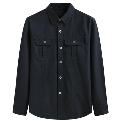 Camisa de manga larga para exteriores blusa de algodón para otoño