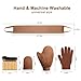 3 in 1 Self Tanning Mitts Self Tanner Mitt Applicator Tanning Brush Self Tanner Back Applicator, Tanning Gloves for Self Tan Mitt Applicator,Self Tanning Kit for Lotion,Spray Tan,Body,Sunless,Face