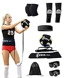 ENYA NOAH Volleyball Training Equipment Hitting Trainer Assistant Single Coach for Beginners Practicing Serving Setting Spiking and Arm Swing, Volleyball Gift for Adult Teen (Pro 6Pcs)