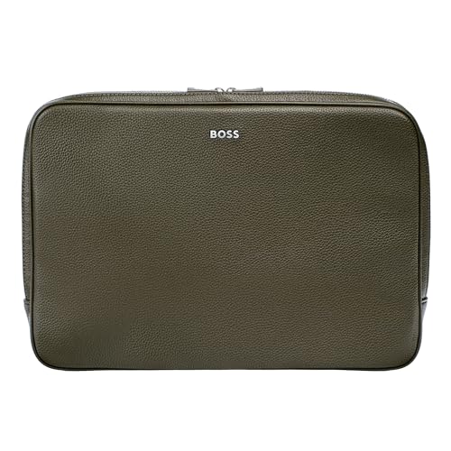 BOSS Porte-ordinateur Classic Grained sacoche business homme pour PC portable et documents A4