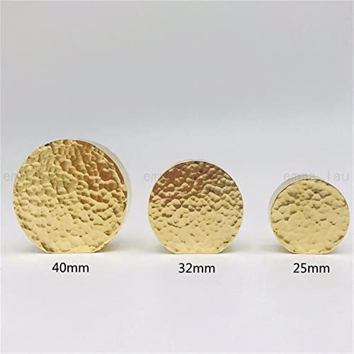Bouton rond martelé 40MM pour porte d'armoire et tiroir AMUCK