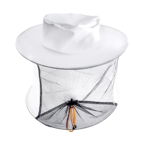 Chapeaux anti-abeilles à double maille noire pour outils apicoles - 2