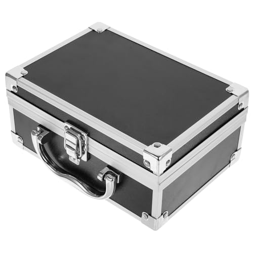 TOPPERFUN アルミ合製ポータブルメイクアップスーツケース 小型軽量収納ボックス 多機能工具 化粧品オーガナイザー 持ち運び便利 ヘアスリス