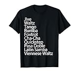 Ballroom Dancer 10 Traditional Dances Gift T-Shirt