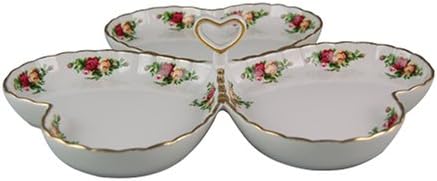 Royal Albert Old Country Roses 3-Part Heart Candy Dish