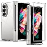 AICase per Galaxy Z Fold 8 Ultra Custodia Trasparente con Porta Penna,