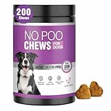TTIXRL Coprophagia Deterrent for Dogs-200 Chews No Poop Eating Deterrent for Dog-Prevent Stop Dogs from Eating Poop Supplement-Breath Freshener-No Poo Chews with Digestive Enzymes&Probiotics-Chicken
