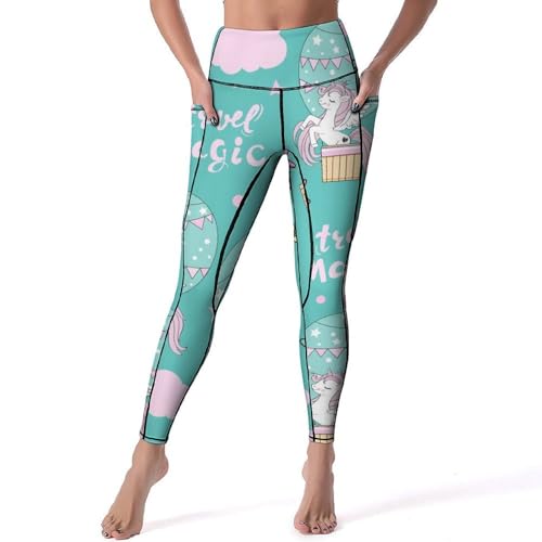 Legging femmes Licorne Magique pantalon de sport pour vos séances de yoga et séances de gym S