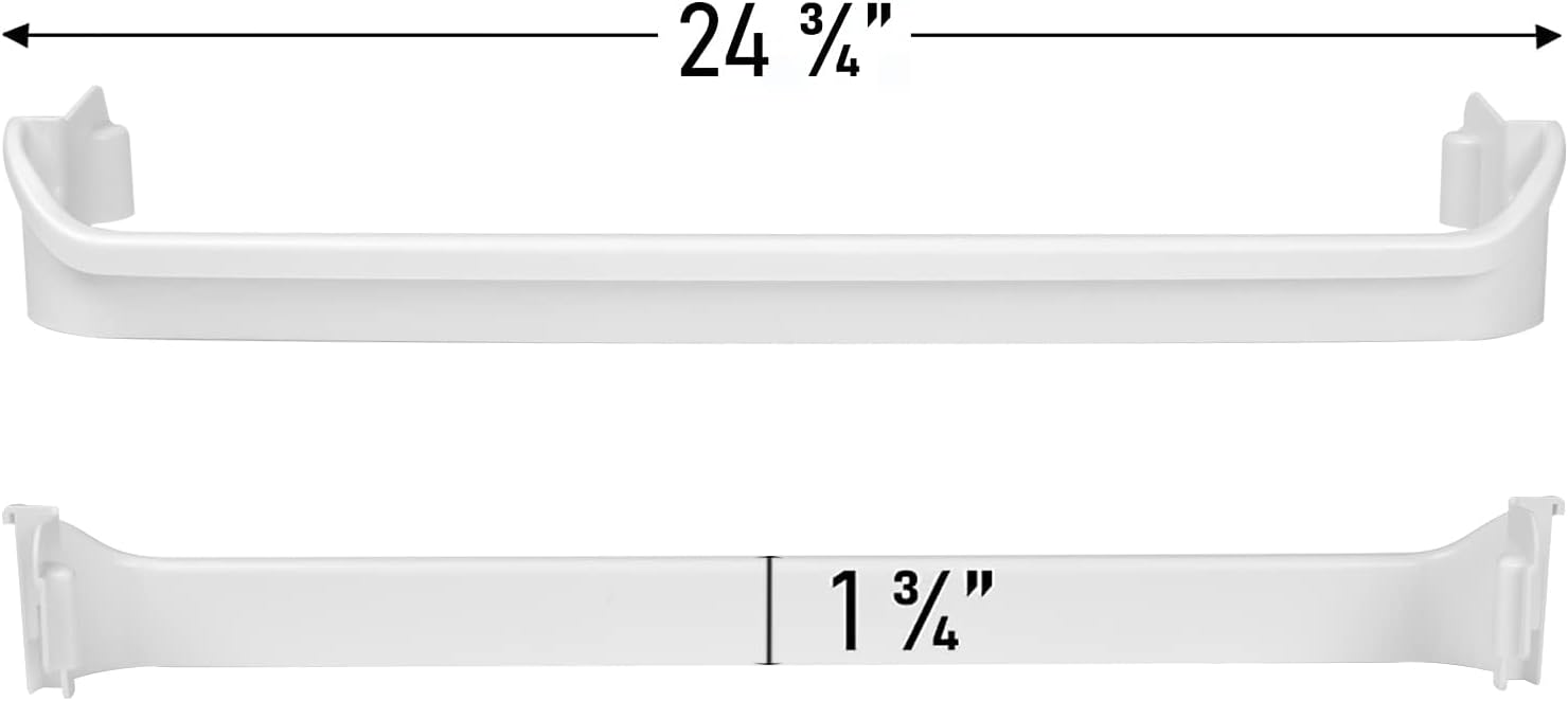 240534901 (2pack) Door Shelf Rack Bar Compatible with Frigidaire Refrigerator Replacement Shelves Door Bin Frigidaire Replacement Parts