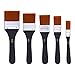 Produktbild UPOOS Malerpinsel Flachpinsel set, Farbpinsel Ölfarben Bürste Aquarell Ölmalpinsel Pinselset Acrylfarben Lasurpinsel Malerei Lasurpinselsetl 5 Stück