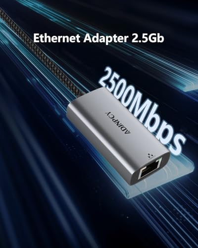 Adaptador USB A a Ethernet 2.5G red LAN de computadoras e Internet de alta velocidad 2