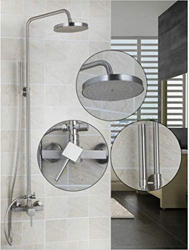 Précipitations de douche effet pluie avec pommeau 20,3 cm Gowe