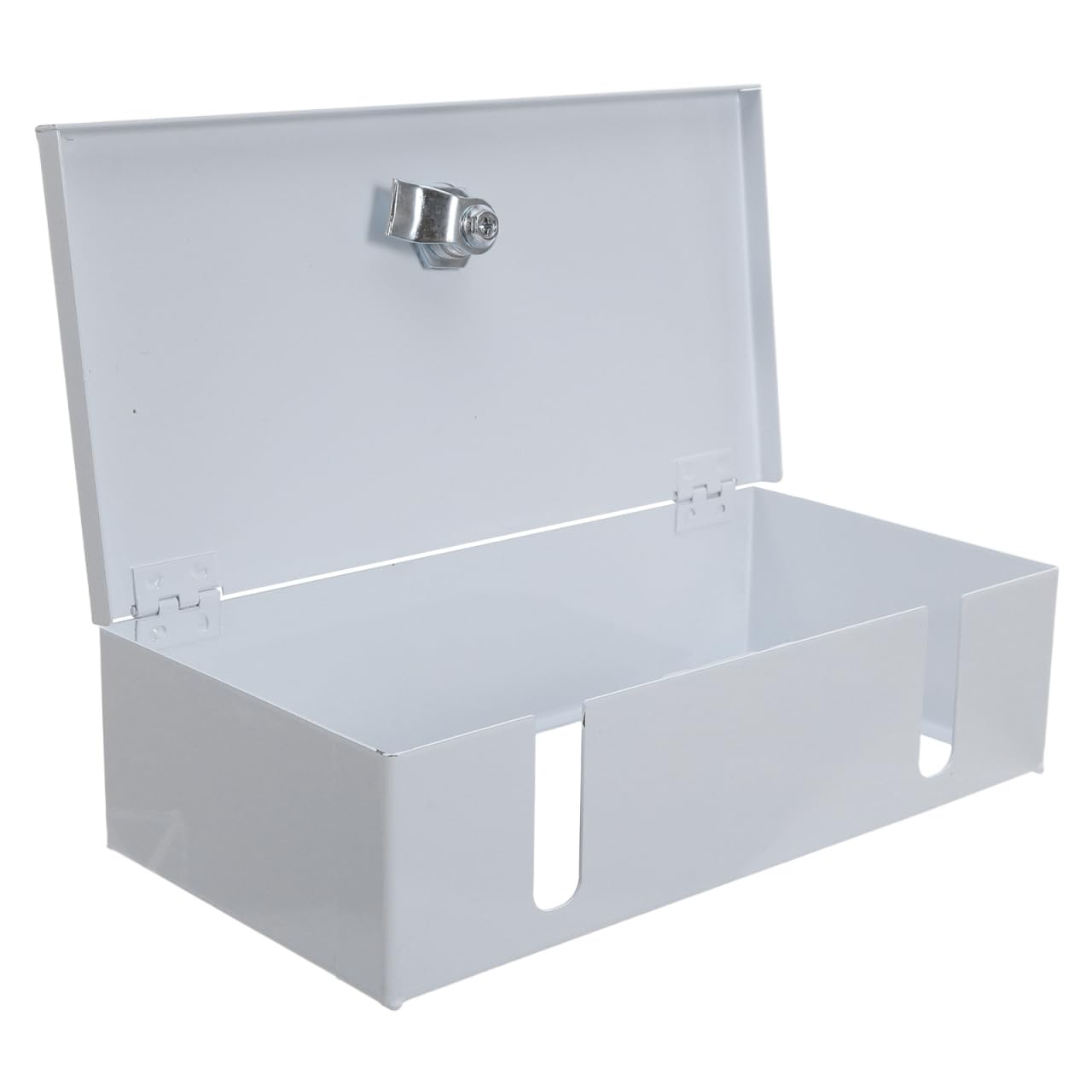 Caja de tapa de enchufe con cerradura para tomas eléctricas, protector de enchufe resistente a la intemperie con bloqueo seguro para uso en interiores y exteriores, fácil instalación a