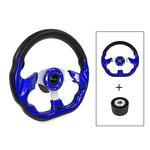 image for RASTP 12.6 Inch Boat Steering Wheel with 3/4“ Axle Marine Steering W