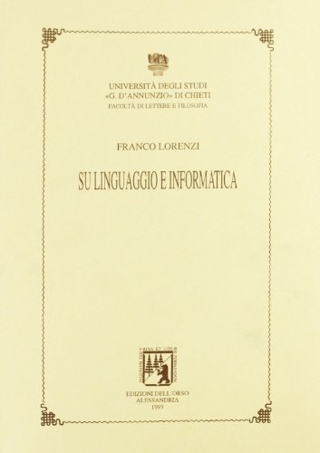  Su linguaggio e informatica