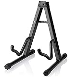 CAHAYA Guitar Stand A-Frame Universal for Acoustic Classical Electric Bass Guitars Floor Guitar Stand